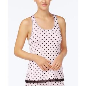 Jenni By Jennifer Moore Womens Lace Trim Tank Top Size XS